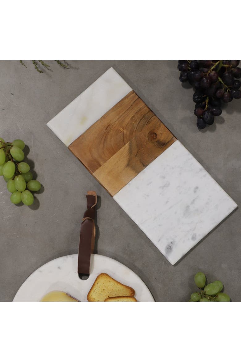 Pavia Rectangular Board, Alternate, color, Marble