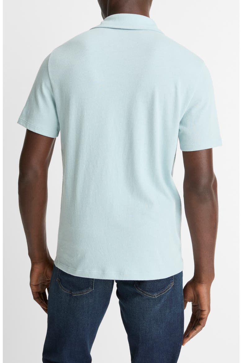 Loose Johnny Collar Polo, Alternate, color, DARK CASCADE