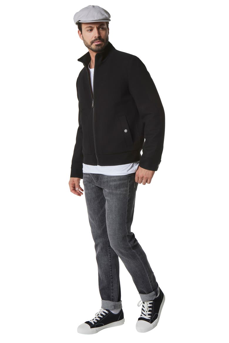 'Wallace' Wool Jacket, Alternate, color, BLACK