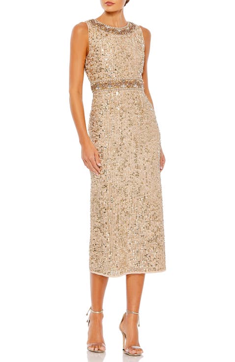 Mac duggal メタリックスタイリッシュ ベルト付き ロングドレス Mac duggal メタリックスタイリッシュ ベルト付き ロングドレス