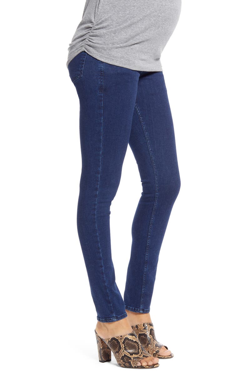 Isabella Oliver Over the Belly Maternity Skinny Jeans, Alternate, color, 