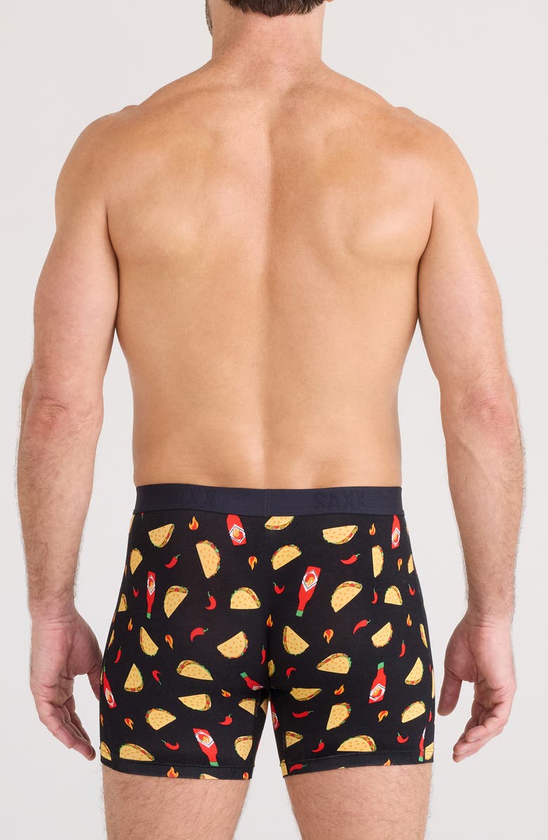 SAXX Vibe Xtra Assorted 2-Pack Boxer Briefs, Alternate, color, Flamin Hot/ Black