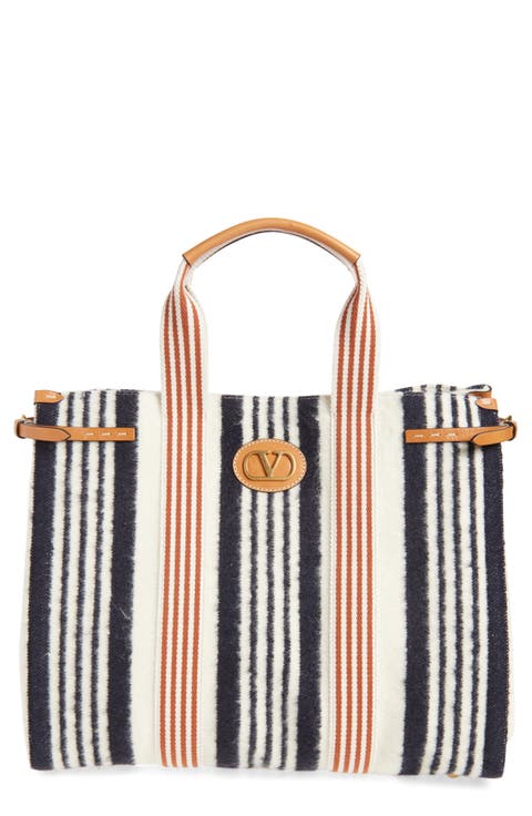 Large Tess Stripe Tote