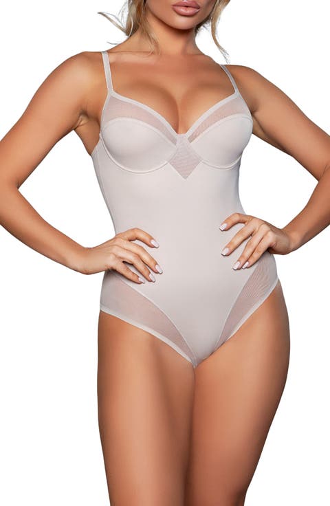 Comfort Control Mesh Panel Bodysuit