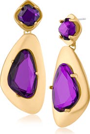 JARDIN Irregular Molten Drop Earrings