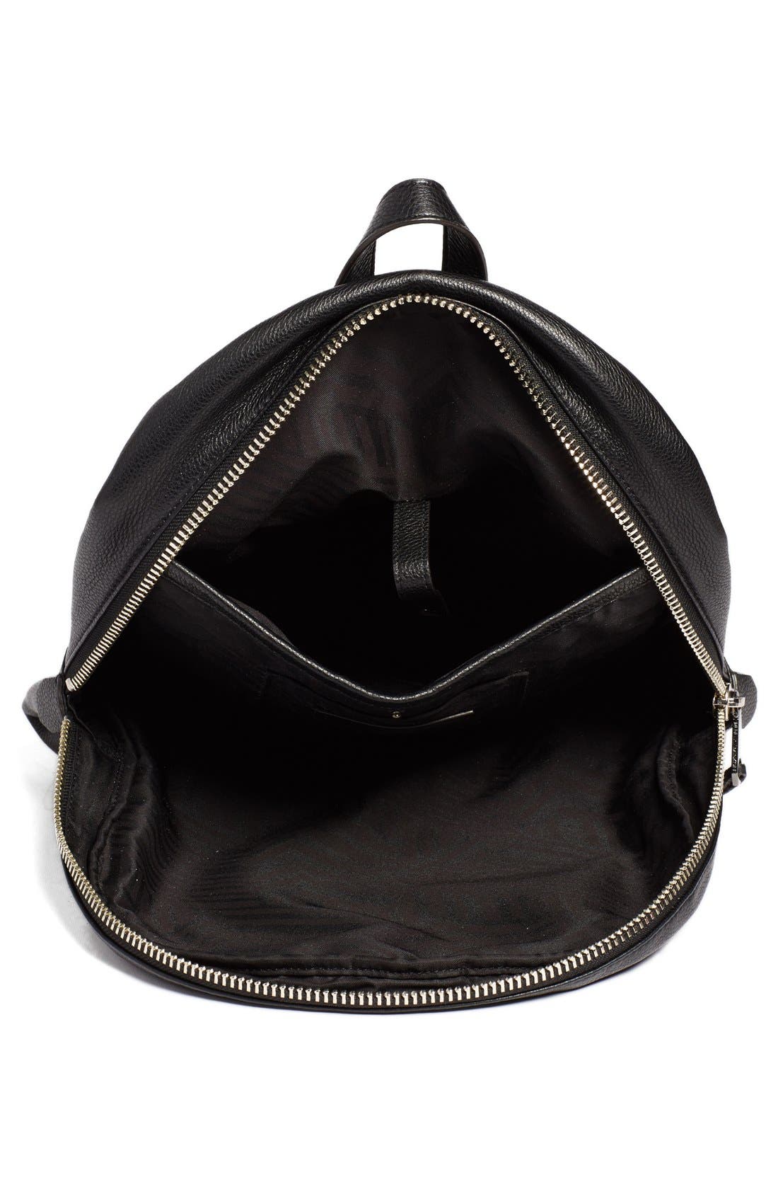 Rebecca Minkoff 'Always On Regan' Leather Backpack, Alternate, color, 