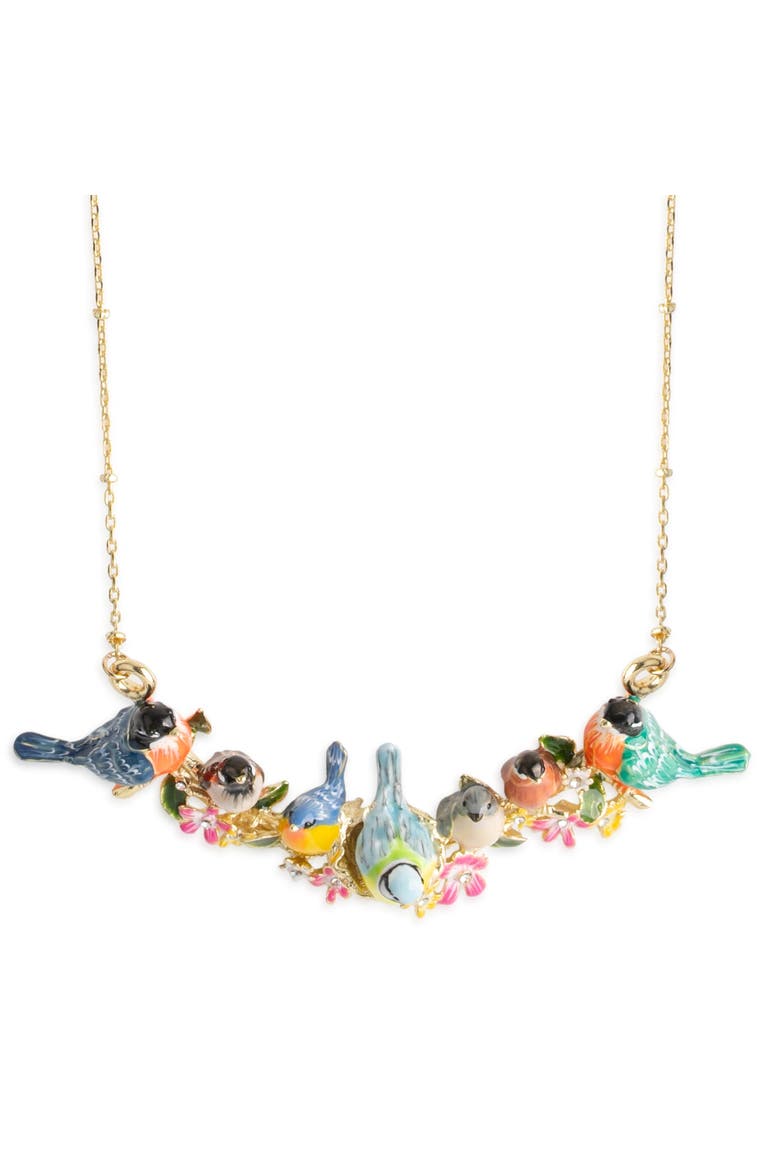 Goldcrest Songbird Serenade Necklace, Alternate, color, Songbird