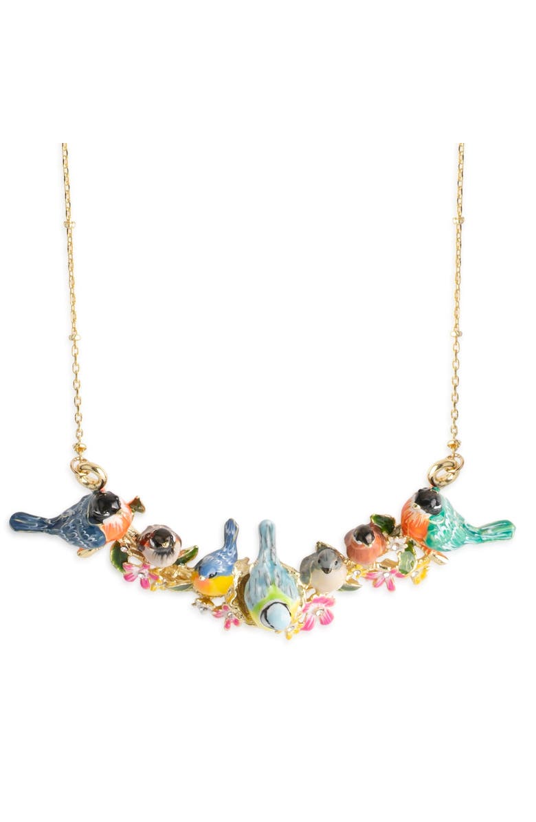 Bill Skinner Studio Goldcrest Songbird Serenade Necklace, Alternate, color, Songbird