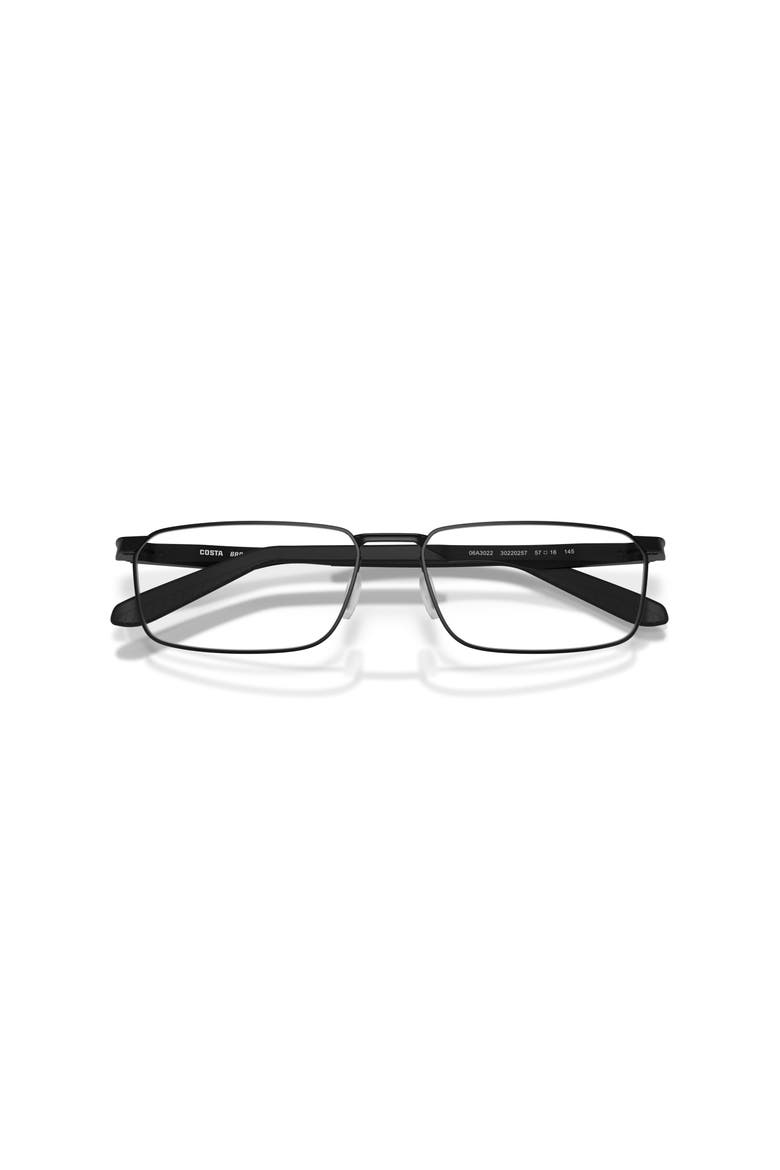 57mm Rectangle optical glasses, Alternate, color, Black