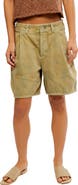 Free People Wild Rebel Barrel Shorts