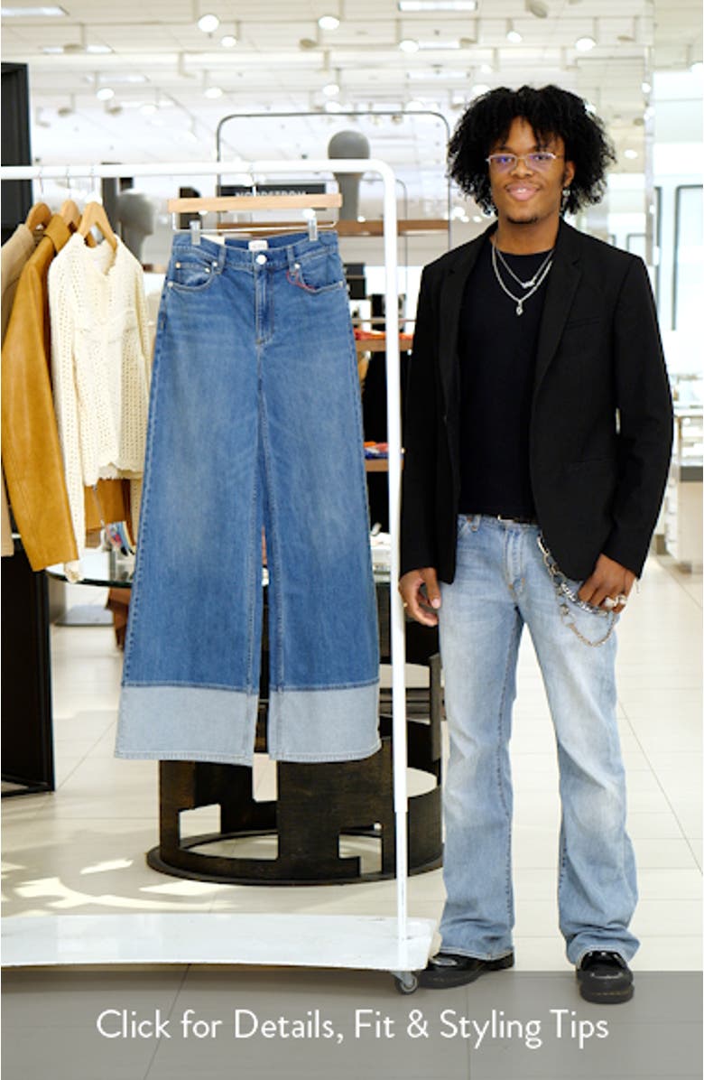 Wilson High Waist Wide Leg Jeans, sales video thumbnail