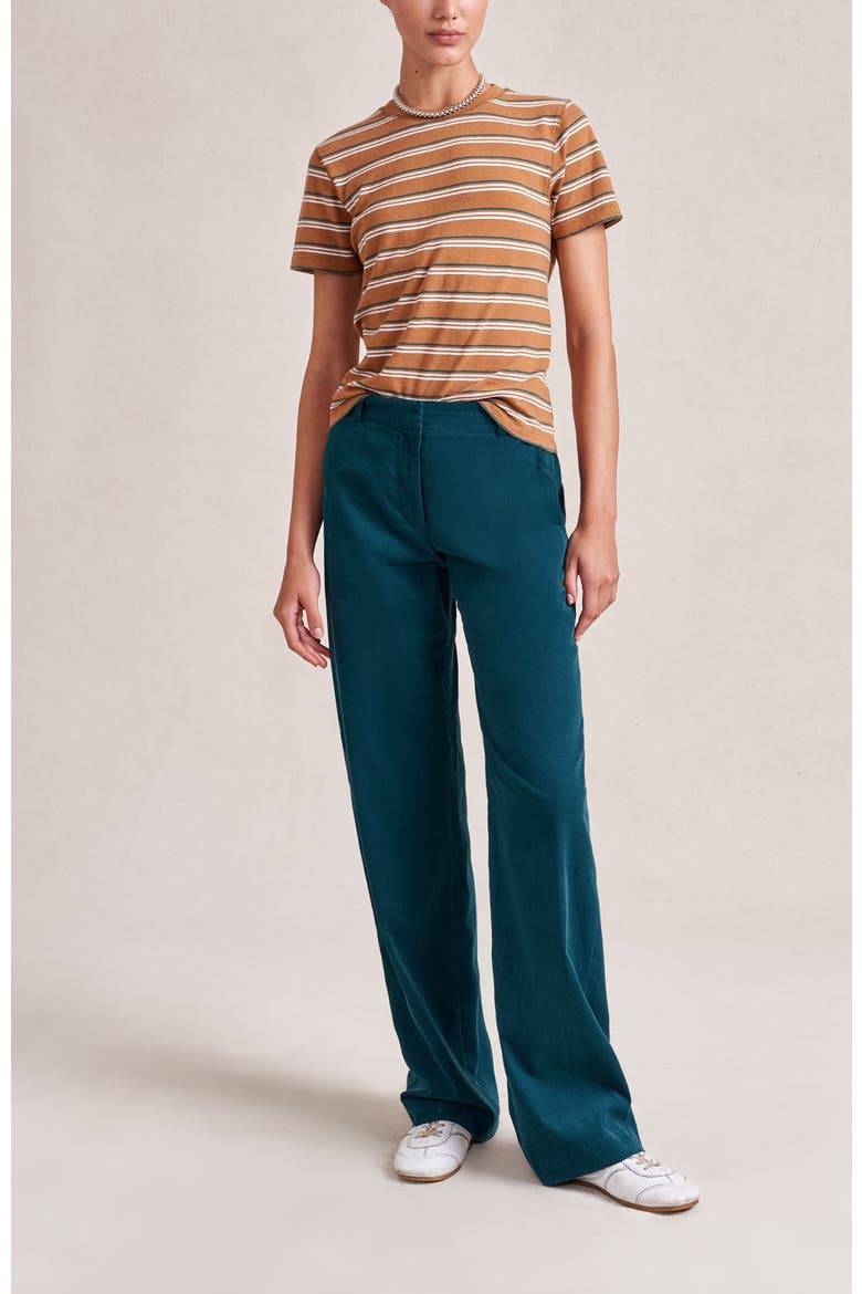 Striped Molly Tee, Main, color, Tan/Multi