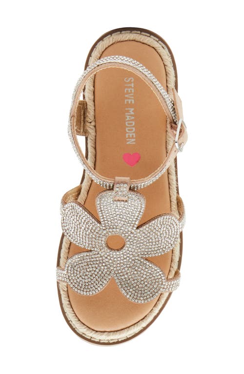 Steve Madden Kids' Jkiwi Slingback Sandal In Rhinestone