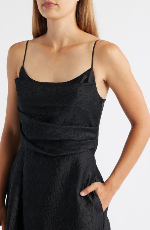 Black Halo Cayetana Lace A-line Gown In Black