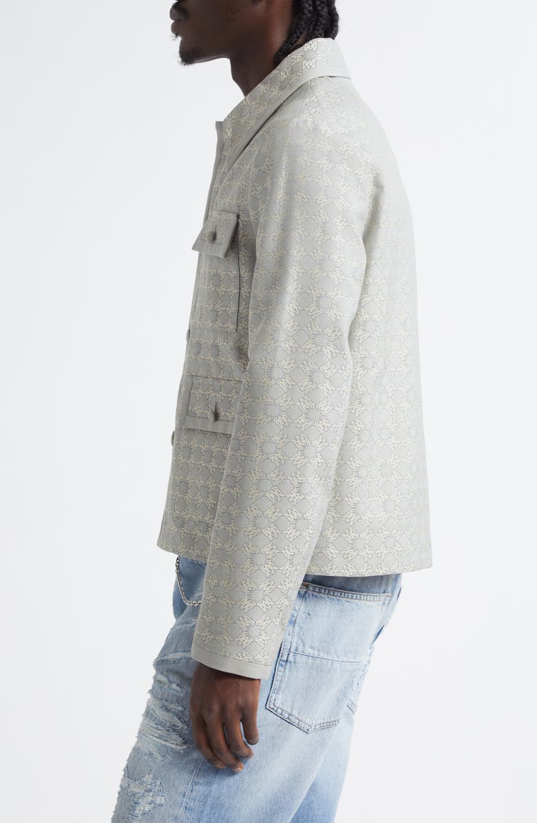 AMIRI MA Quad Jacquard 4-Pocket Cotton & Wool Utility Jacket, Alternate, color, 