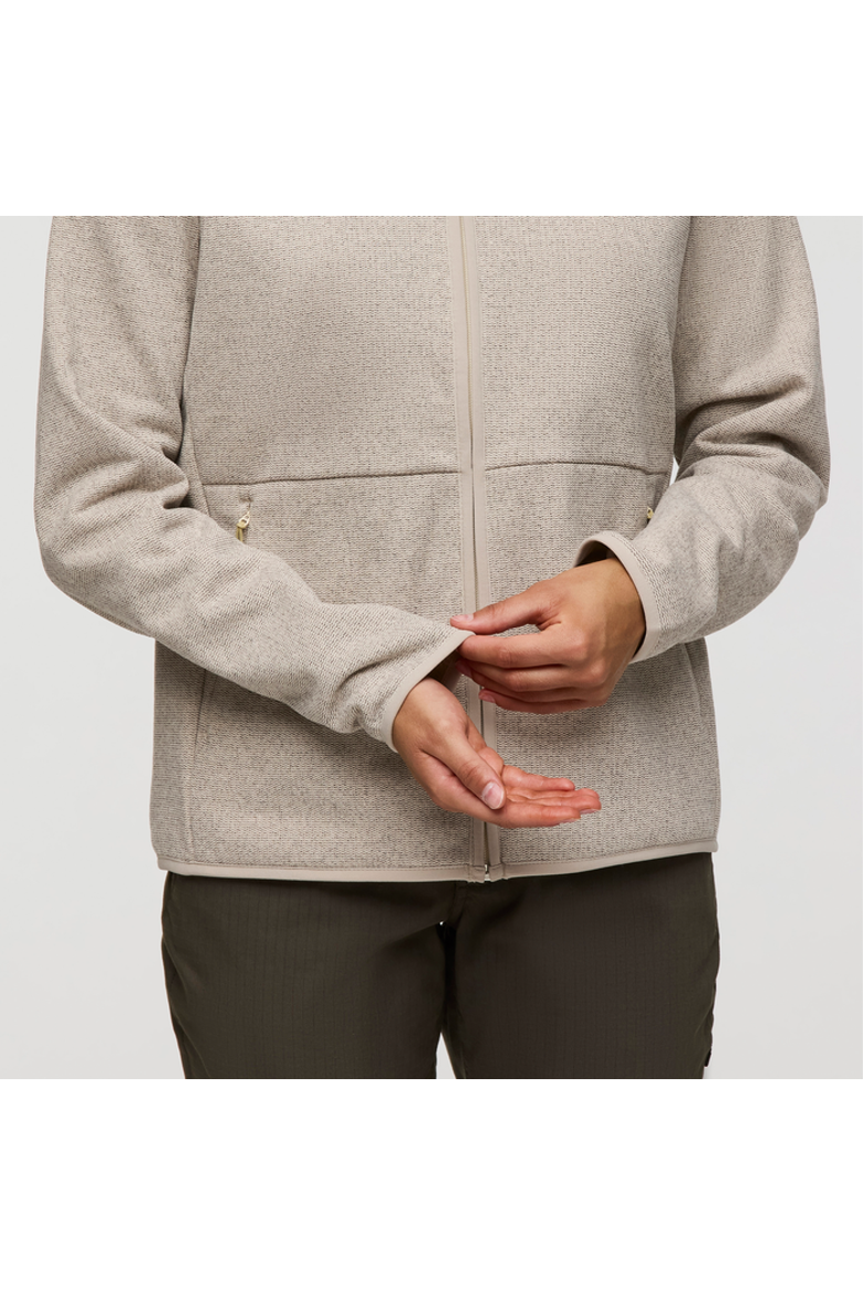 Envo Fleece Full-Zip Jacket - Women's, Alternate, color, Heather Cream