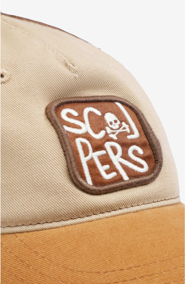 Scalpers Patch Trucker Cap Kids, Alternate, color, Terracota