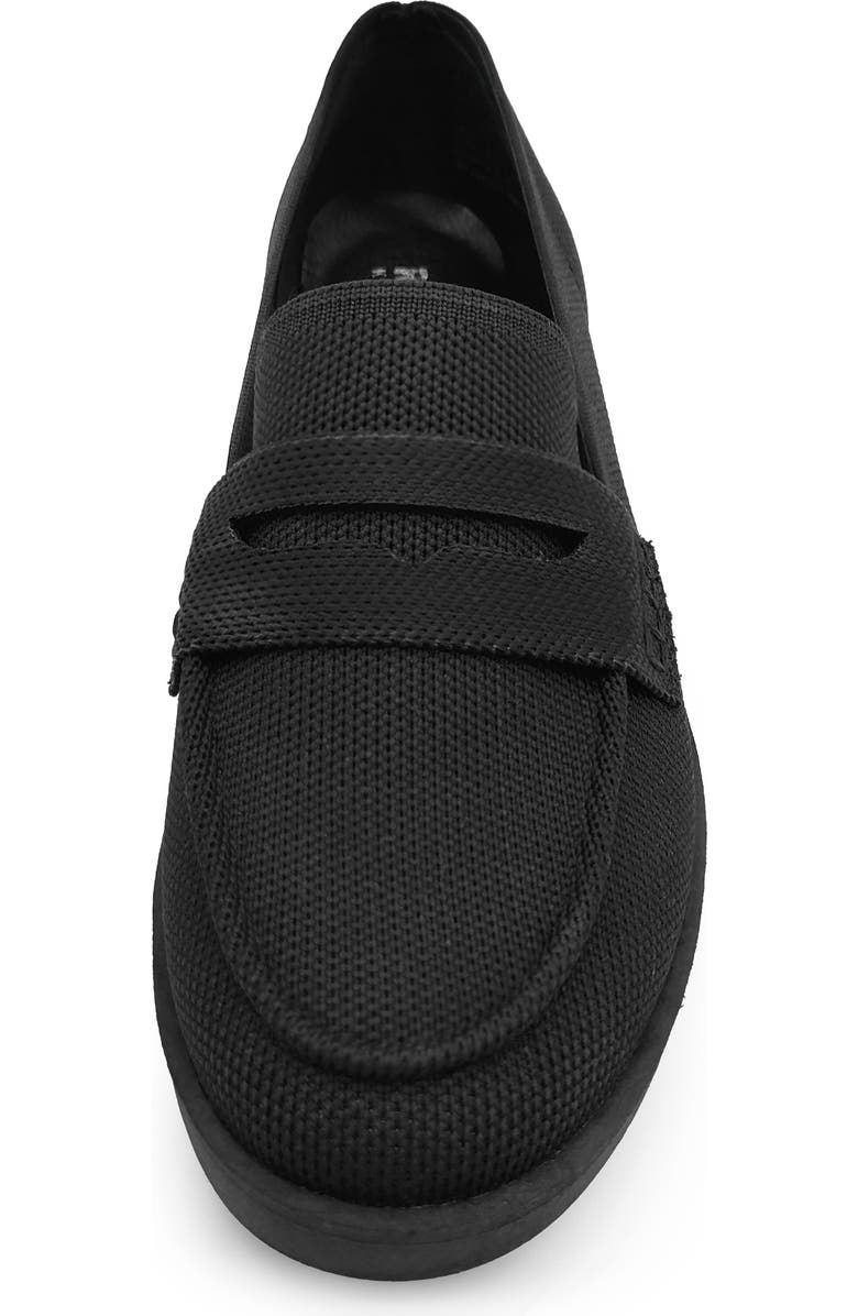 Reaction Kenneth Cole Feobe Knit Loafer, Alternate, color, Black Knit