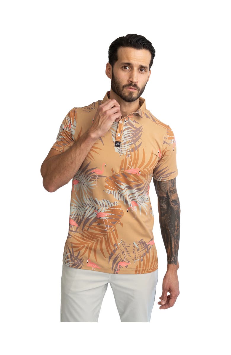 Easy.Eagle Easy Eagle Tobacco Men's Polo Shirt, Main, color, Tobacco