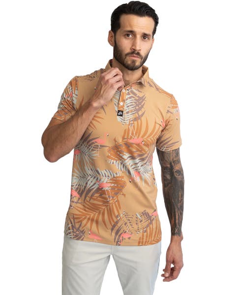 Easy Eagle Tobacco Men's Polo Shirt