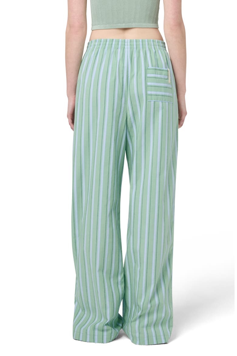 Boxy Pants, Alternate, color, GREEN OF STRIPE