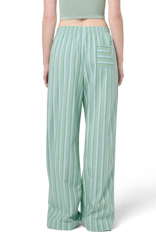 Florence By Mills Boxy Pants In Green Of Stripe