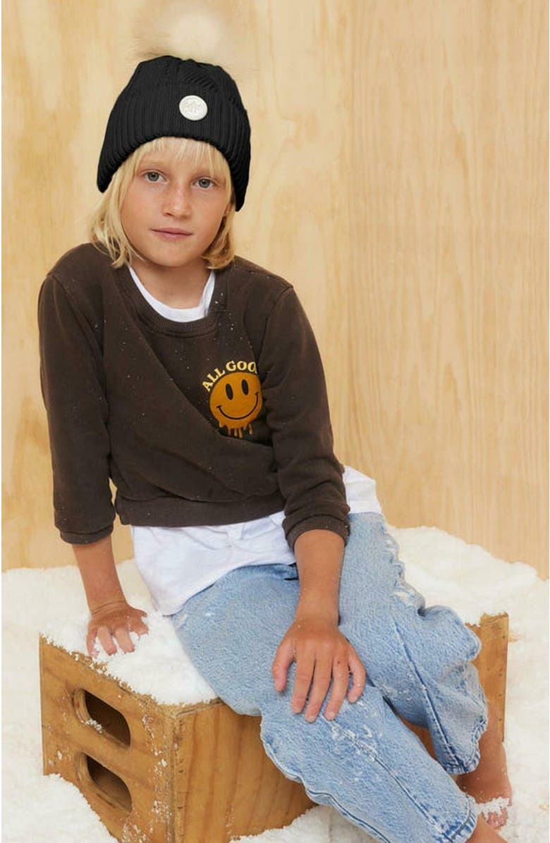 Hemlock Willow Pom Toddler Beanie, Alternate, color,