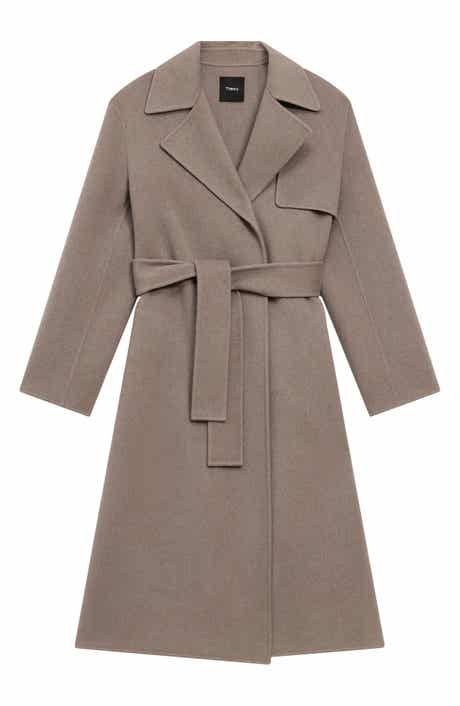 Theory Wool Blend Trench Coat