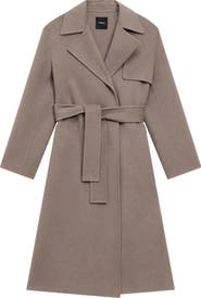 Theory Wool Blend Trench Coat