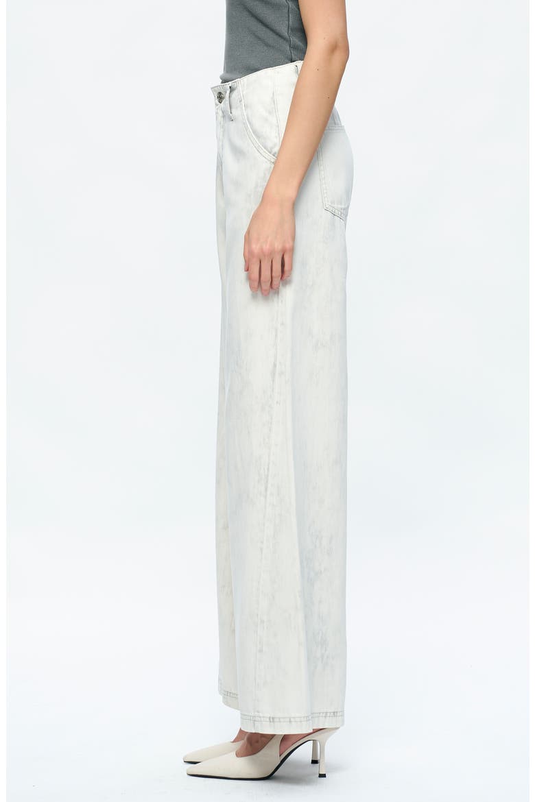 Jeremy Wide Leg Jeans, Alternate, color, IVORY