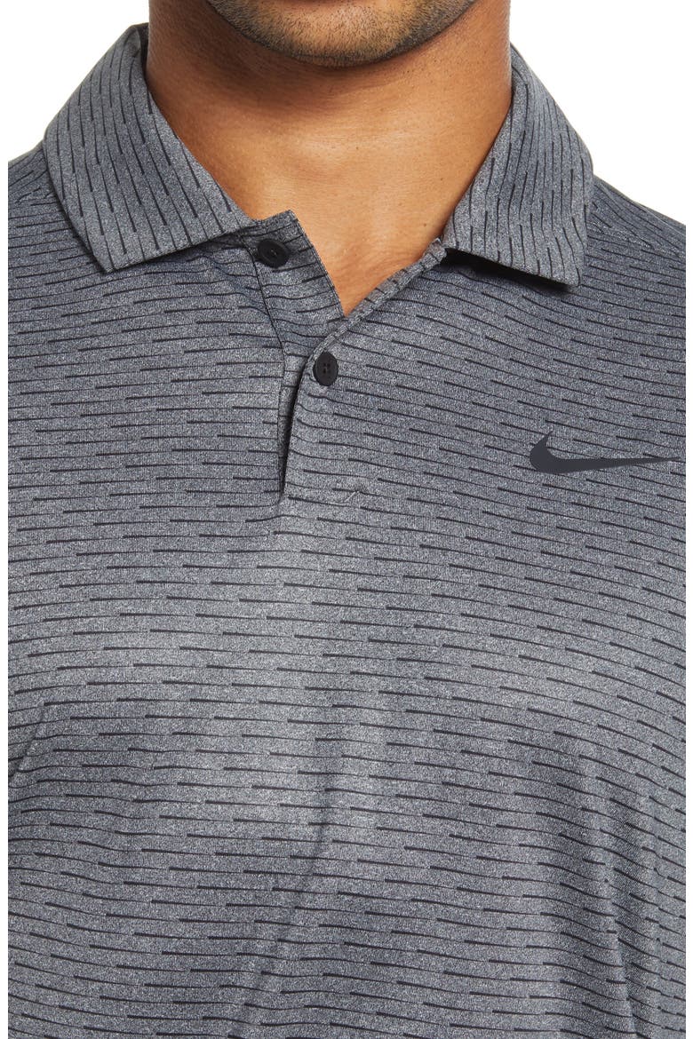 Nike Dri-FIT Vapor Golf Polo, Alternate, color, DARK SMOKE GREY/ BLACK