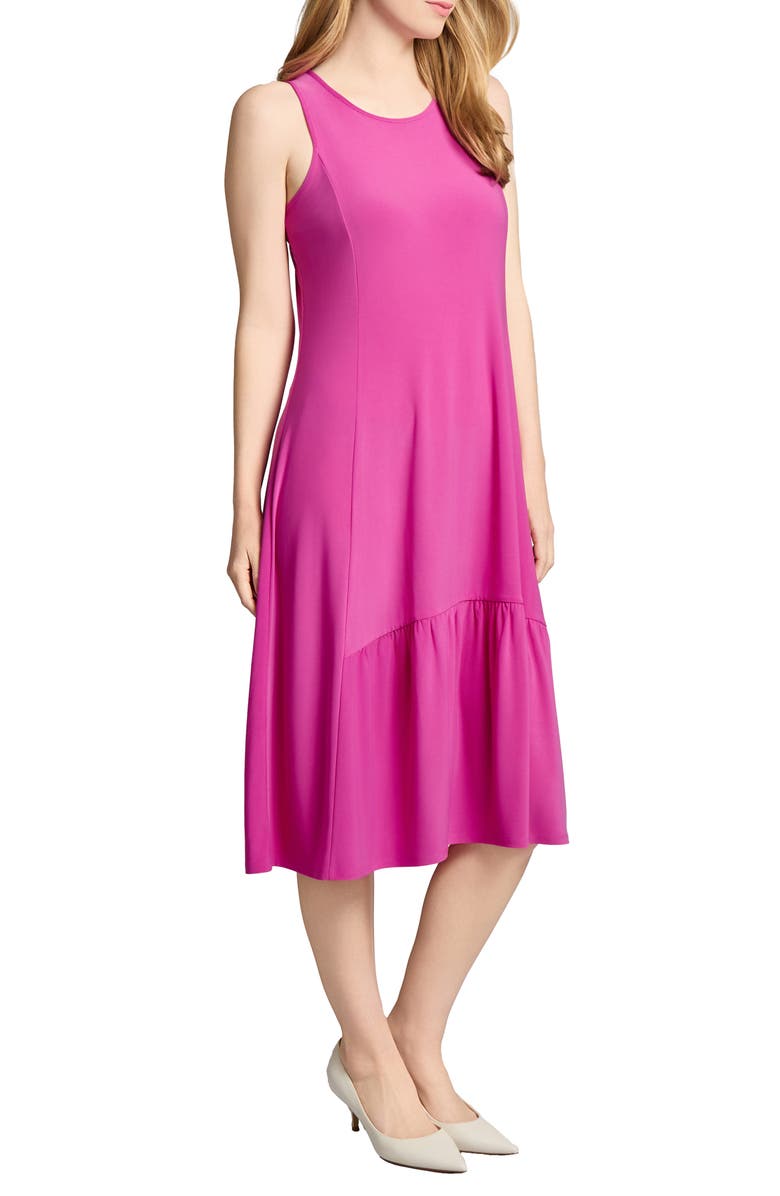 Jones New York Ruffle Sleeveless High-Low Dress, Alternate, color, 