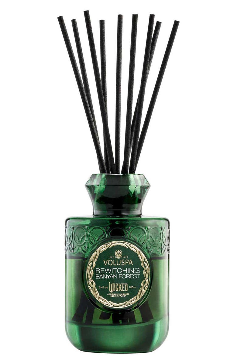 Voluspa Wicked Bewitching Banyan Forest Reed Diffuser, Main, color, Elphaba
