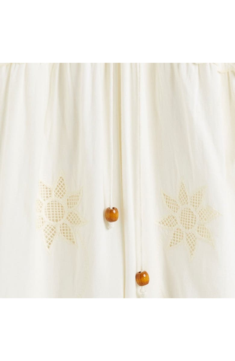 Chinti & Parker Sienna Linen-Blend Broderie Dress, Alternate, color, 