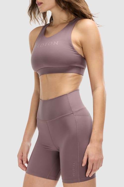 Peloton Cadent Mid Neck V Strap Bra In Sparrow