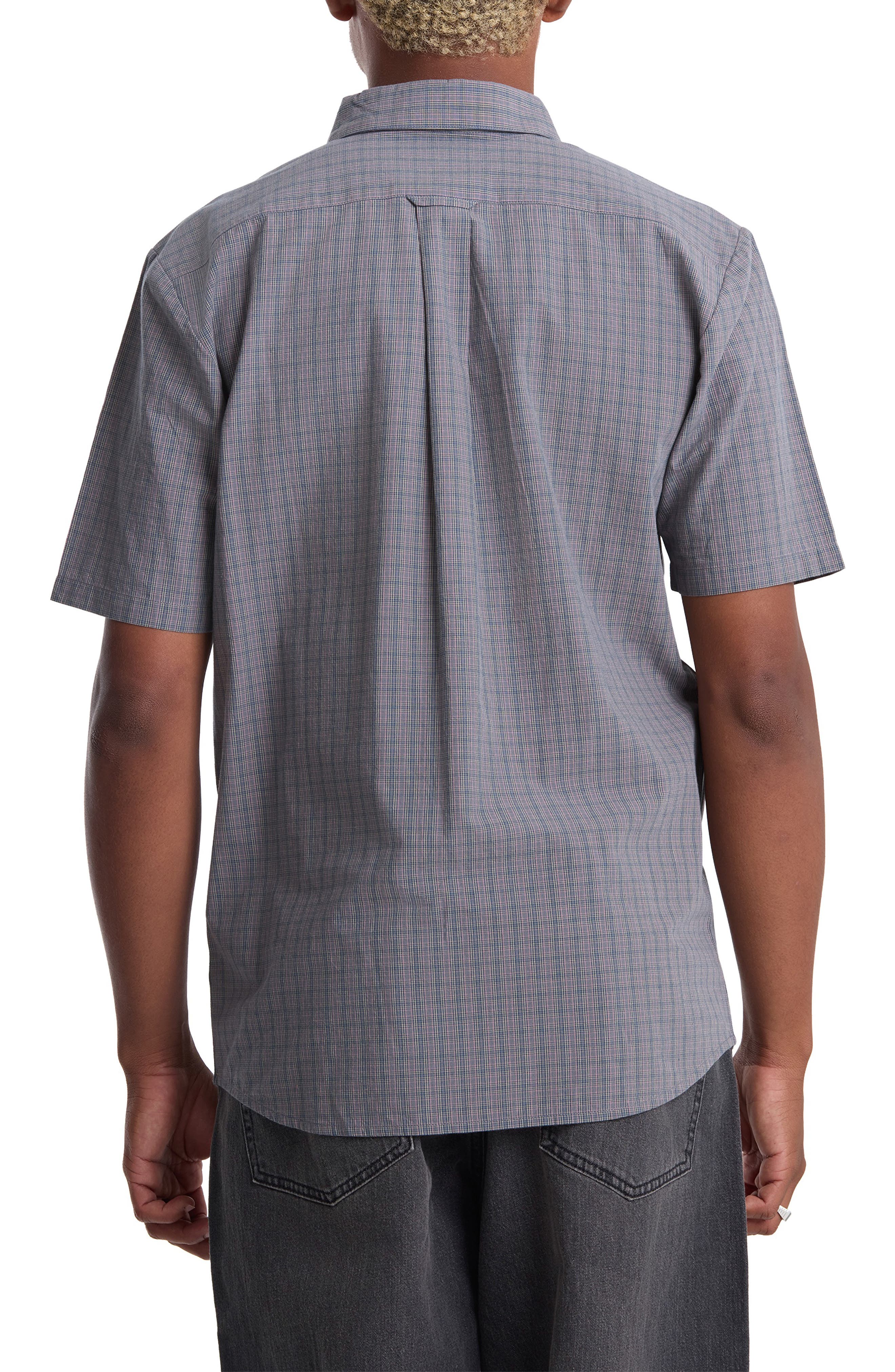 Brewster Check Short Sleeve Button-Down Shirt - image 4