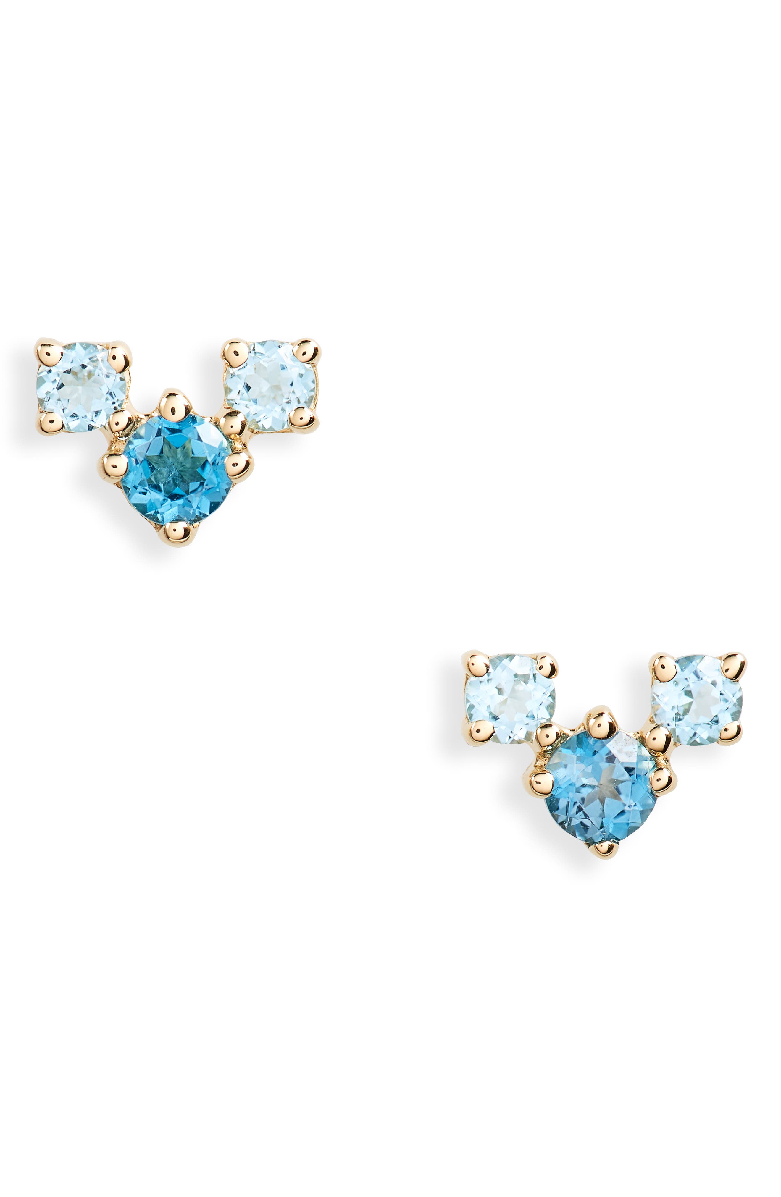 Blue Topaz Stud Earrings (Nordstrom Exclusive)
