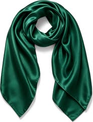 SILKSILKY Pure Silk Classic Elegant Square Scarf