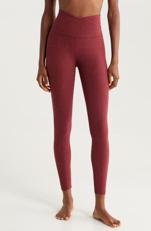 At Your Leisure Space Dye High Waist Midi Leggings
