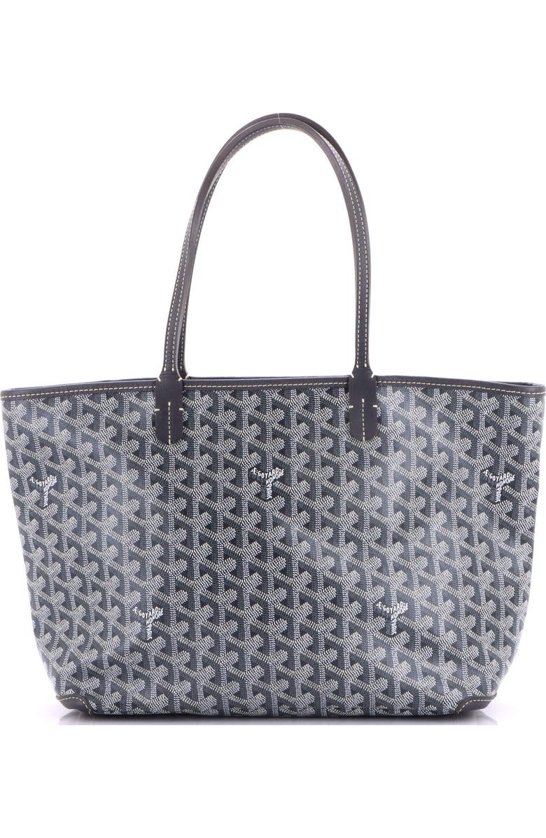 Pre-Owned Goyard Artois Tote Coated Canvas PM, Main, color, Gray