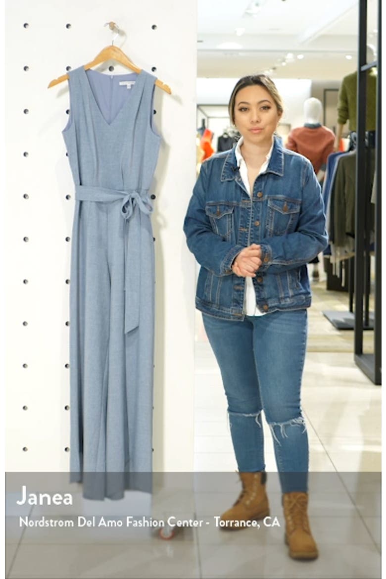 Tie Waist Wide Leg Jumpsuit video