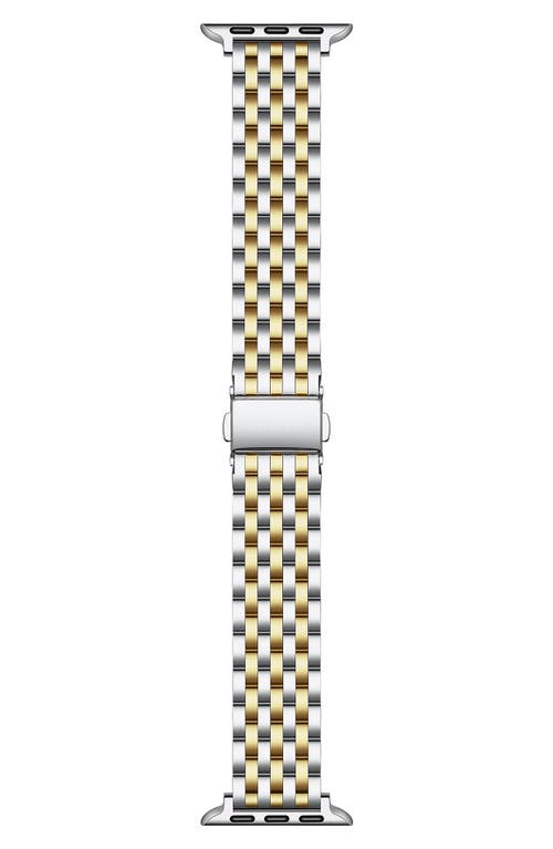 The Posh Tech Remy Stainless Steel Apple Watch® Watchband In Silver/gold