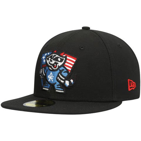 Men's New Era Black Rocket City Trash Pandas Authentic Collection Team Alternate 59FIFTY Fitted Hat