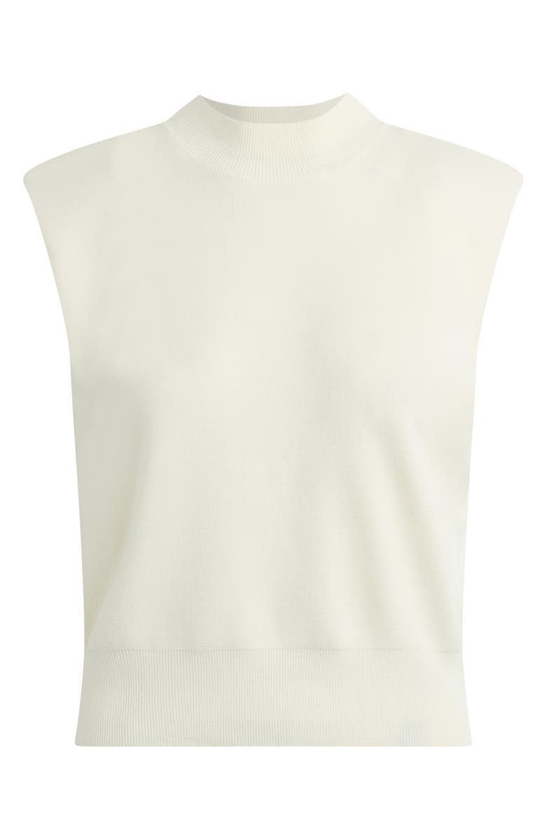 Favorite Daughter The Whitney Sleeveless Knit Crop Top, Alternate, color, Ivory