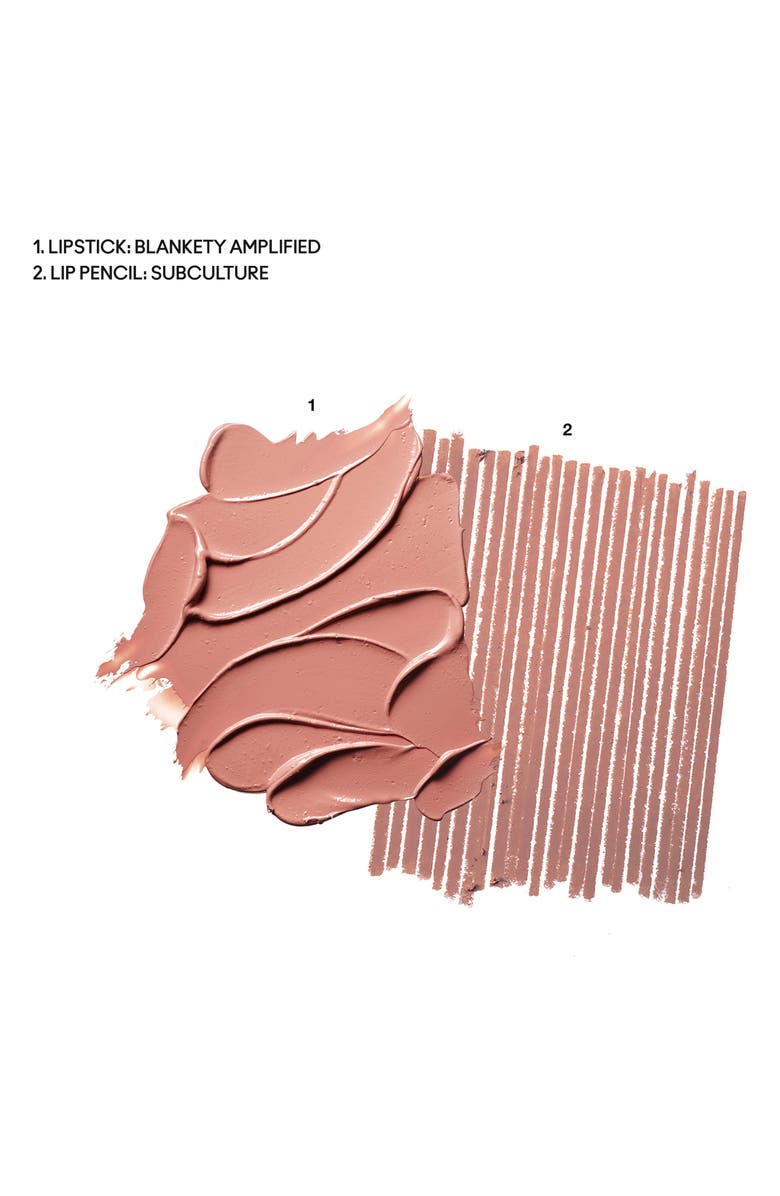 MAC Cosmetics MAC Blanketed in Pink Lip Pencil & Amplified Lipstick Set, Alternate, color, 