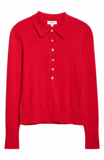 L'AGENCE Sterling Collar Sweater