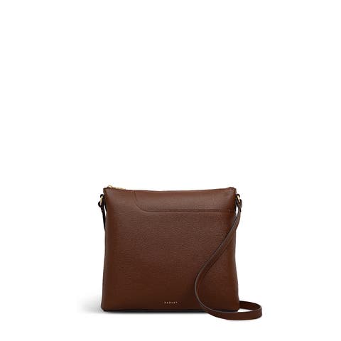 Pockets - Texture Large Ziptop  Crossbody Bag