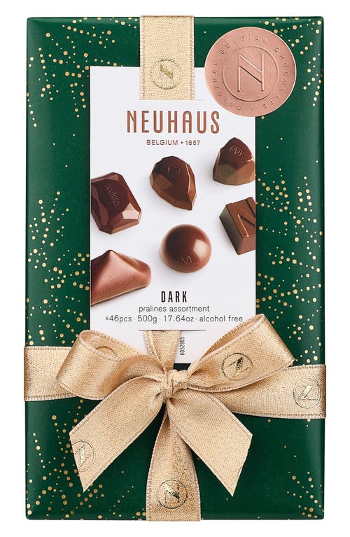 NEUHAUS 1/2 Lb. Winter All Dark Chocolate Gift Box in Green 