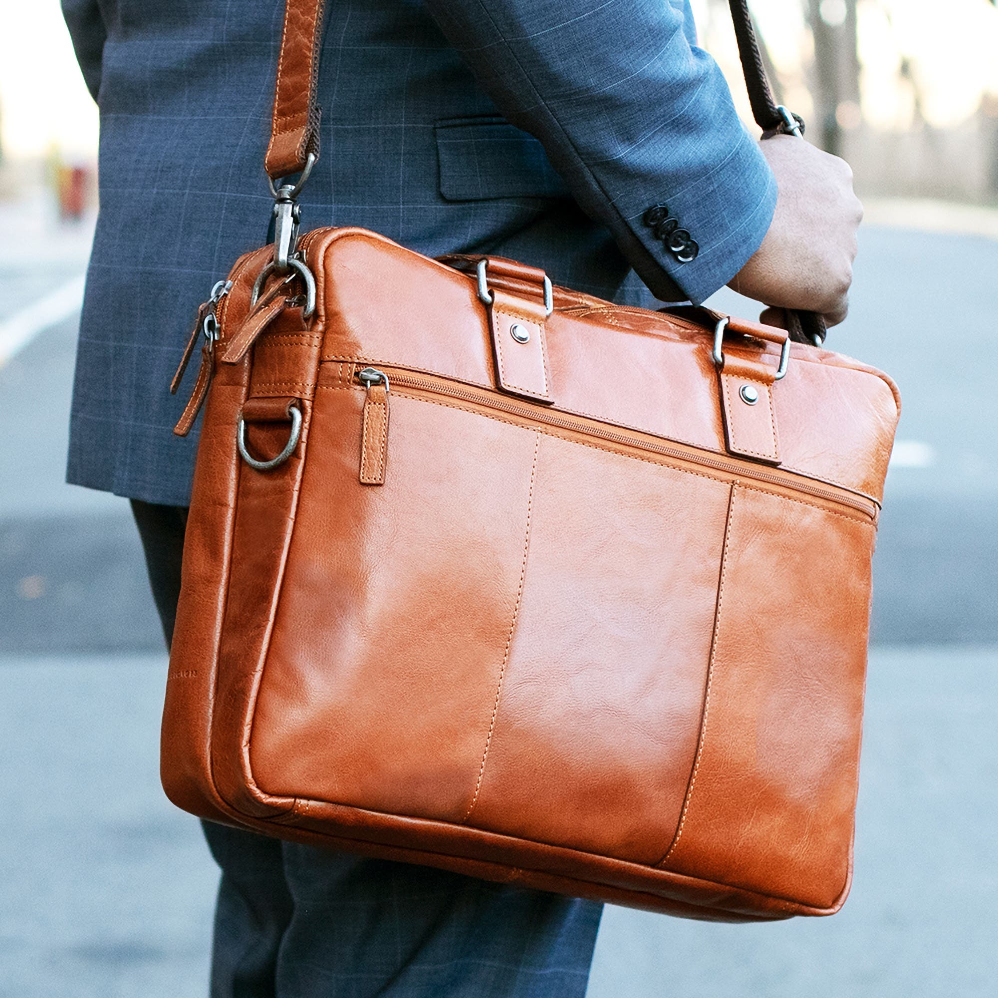 Voyager Professional Briefcase, Alternate, color, Honey