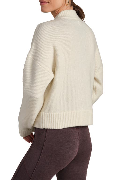Rhone Westside Zip Cardigan In White